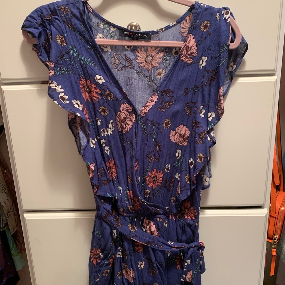 Floral Wrap Romper